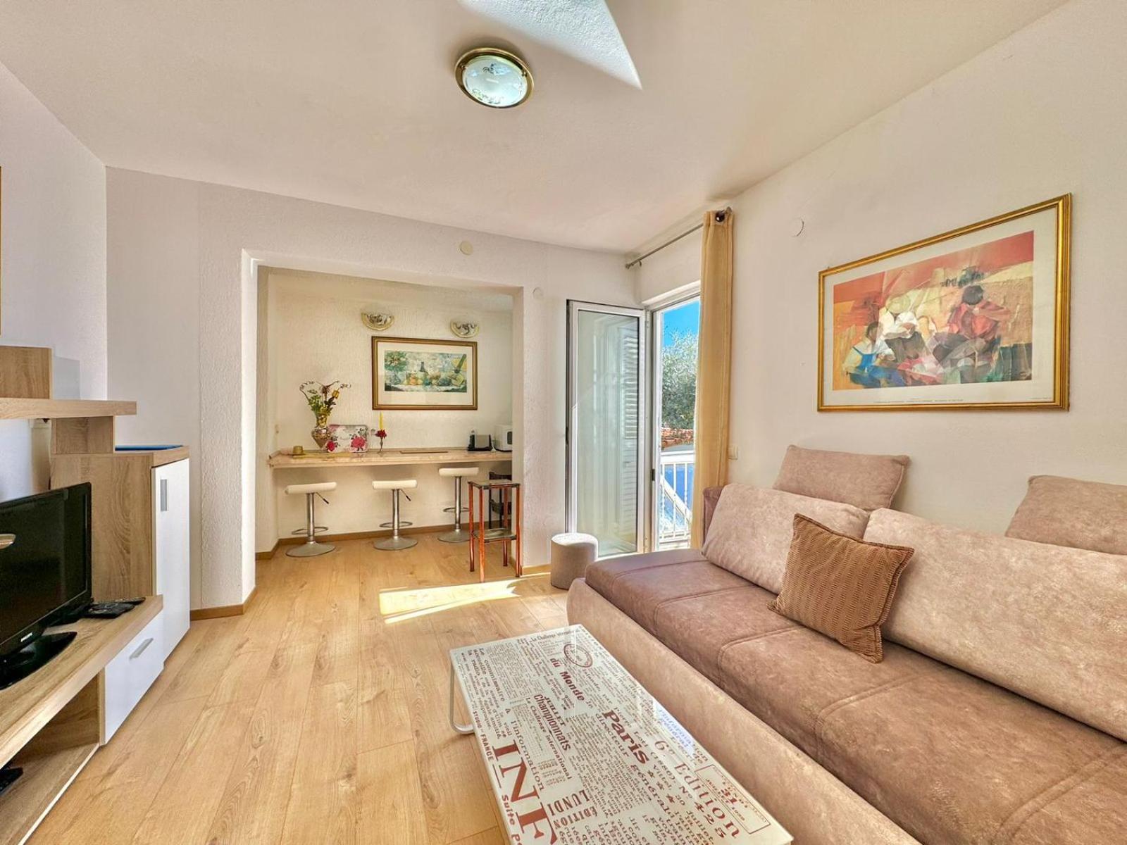 Sun Rose Apartments Sveti Stefan Eksteriør bilde