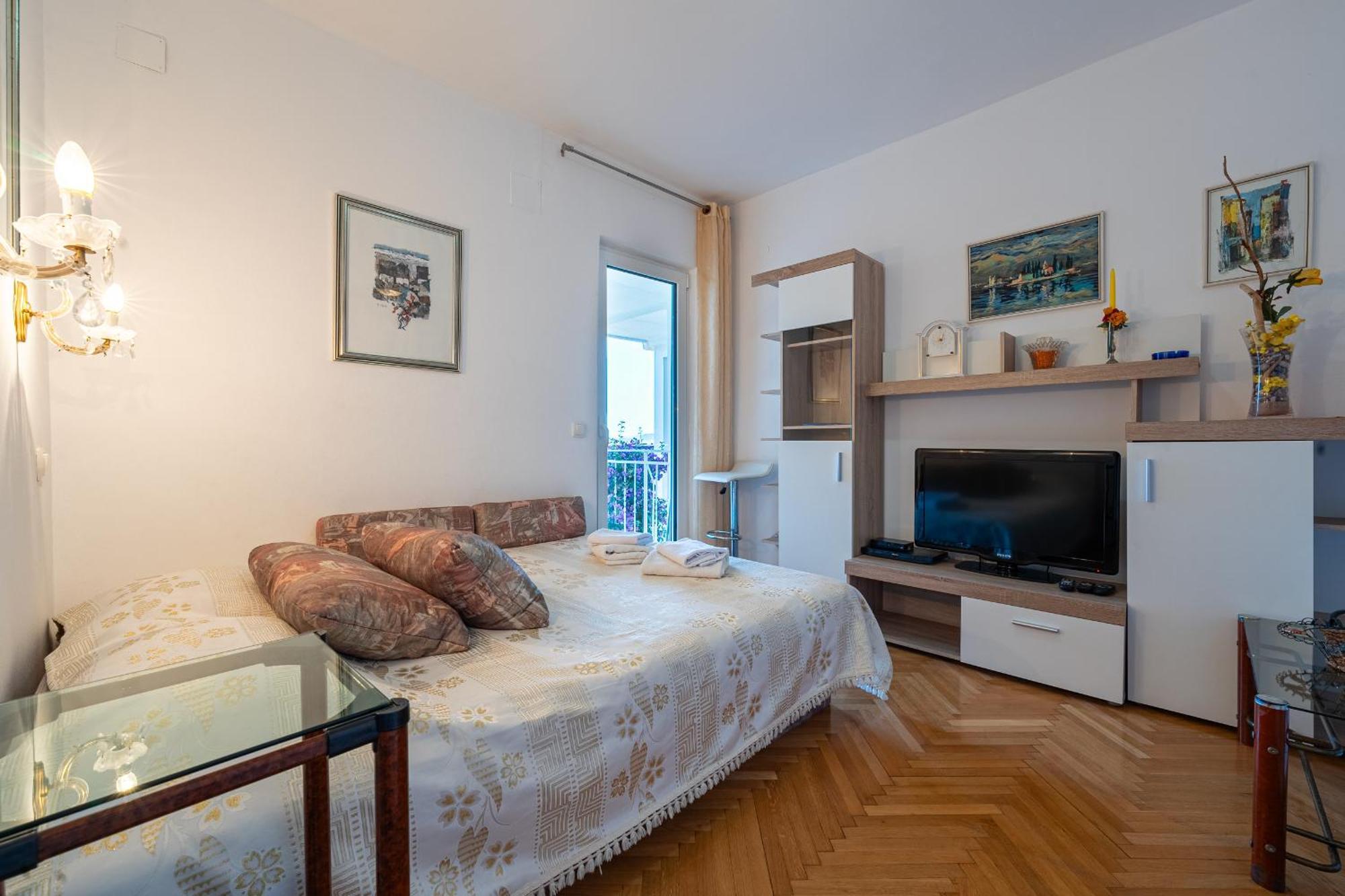 Sun Rose Apartments Sveti Stefan Rom bilde