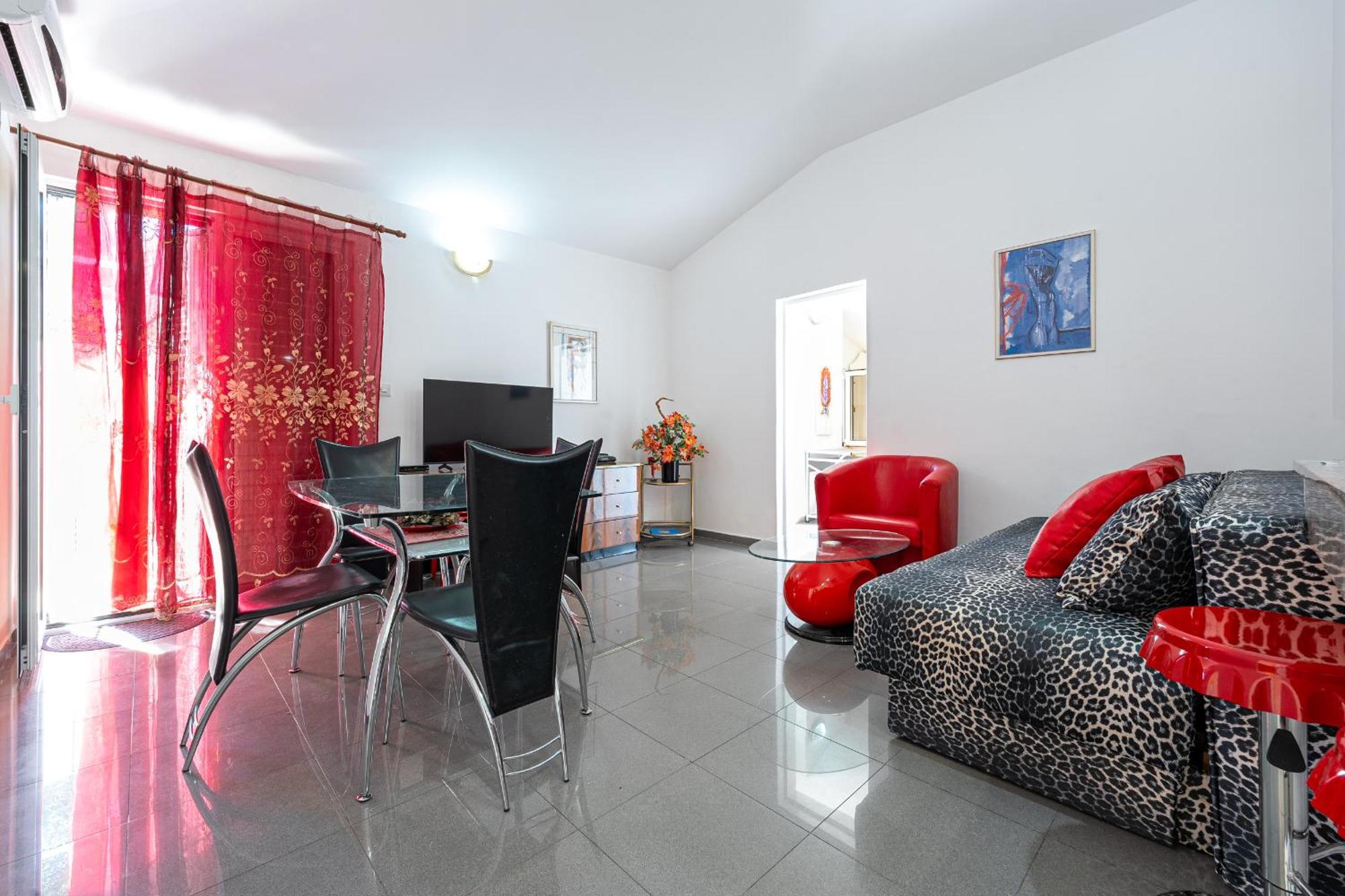 Sun Rose Apartments Sveti Stefan Rom bilde